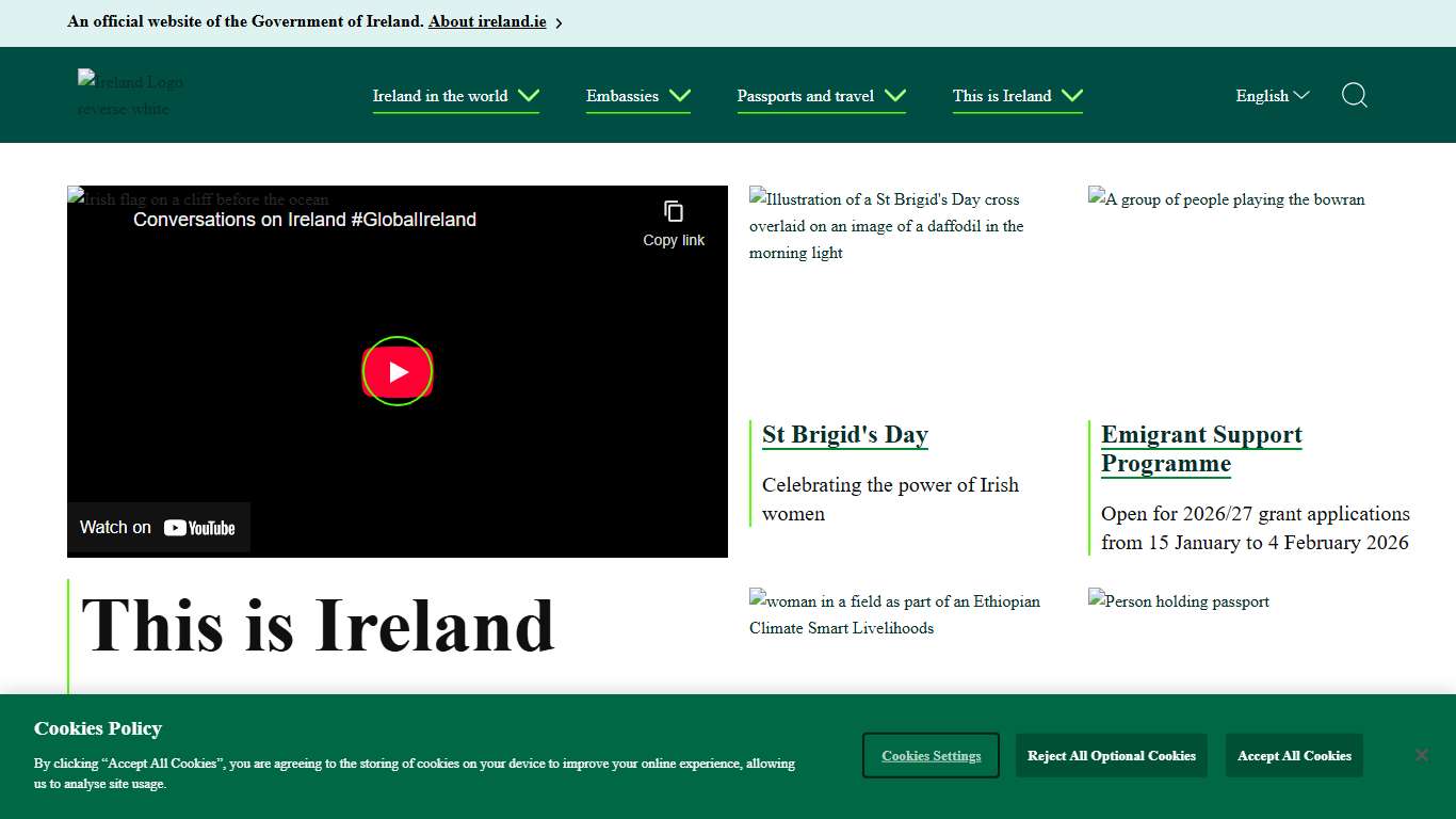 Ireland.ie Official international website of Ireland This is Ireland
